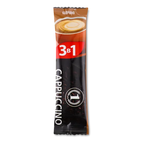 Кавовий Напій Розчинний 3в1 Cappuccino, ТМ '1', 13г