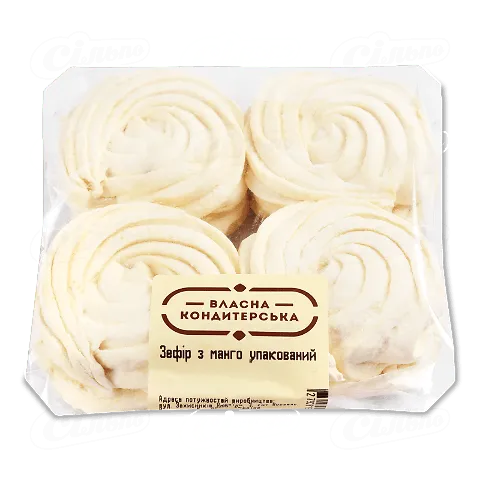 Зефір з манго упакований, кг