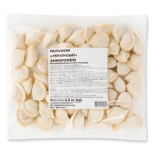 Пельмені Українські Заморожені ТОВ Югфуд м/у, 0.4 кг