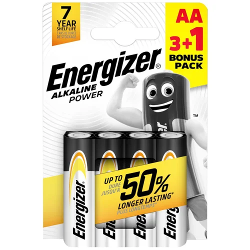 Батарейка Energizer Alkaline Power AA 4шт