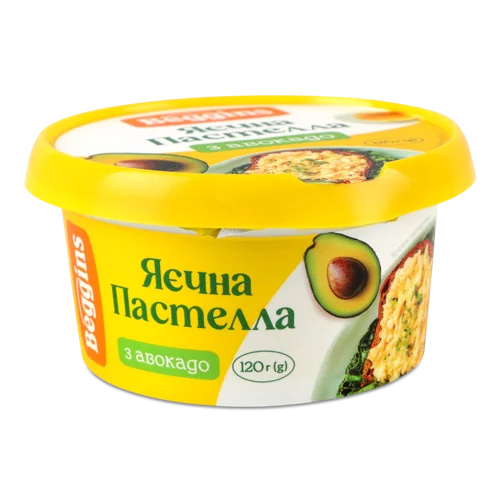 Яєчна Паста з Авокадо Beggins Ст 120г, В/ґ, Пластикова Пляшка