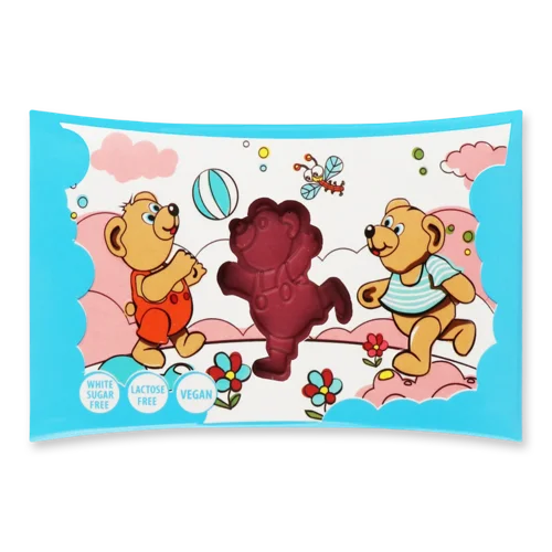 Шоколад Полуниця-Кеш'ю Вищого Ґатунку SmartTeddy, к/у 35г