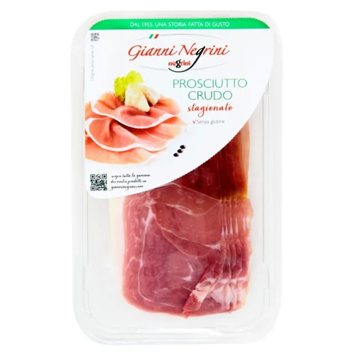Прошутто Negrini Crudo нарізка 80г