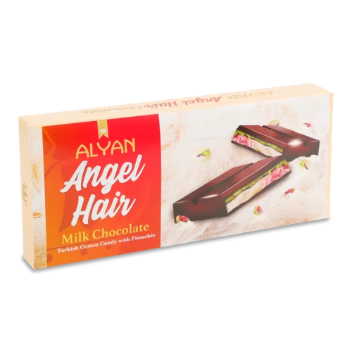 Молочний Шоколад з Кремом Фісташки та Турецькою Халвою, к/у, 160г