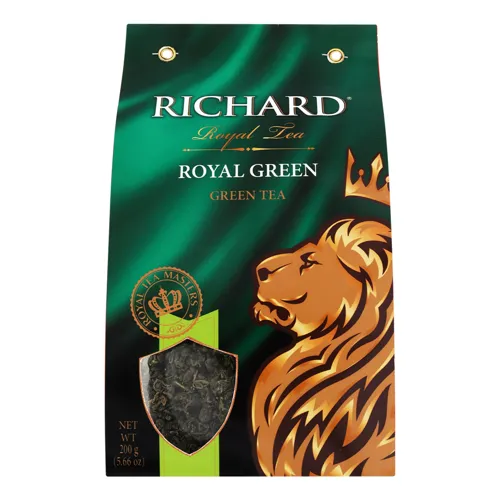 Чай зелений Richard Royal Green крупнолистовий 200г