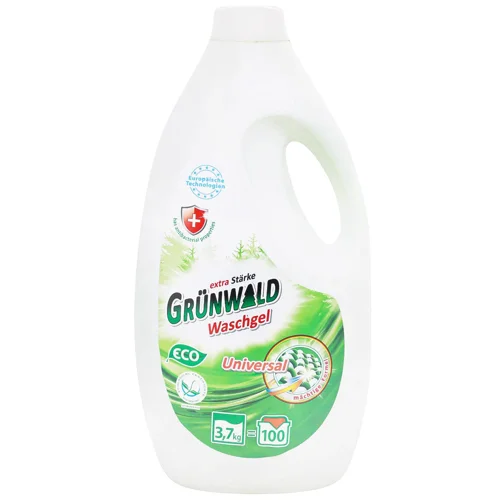 Гель для прання Grunwald для кольорових та білих речей 3,7л