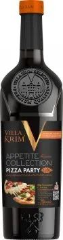 Вино Villa Krim Піца Паті червоне напівсолодке 9-13% 0,75л
