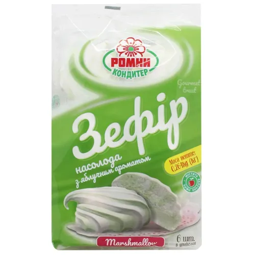 Зефір Ромни Кондитер Насолода з ароматом яблука 264г