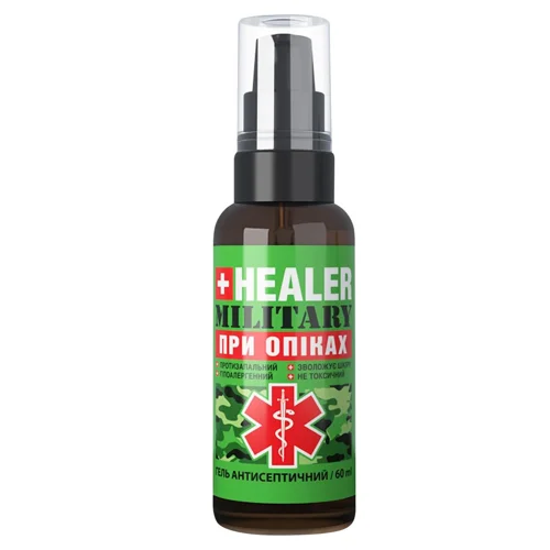 Гель-антисептик Healer Military при опіках 60мл