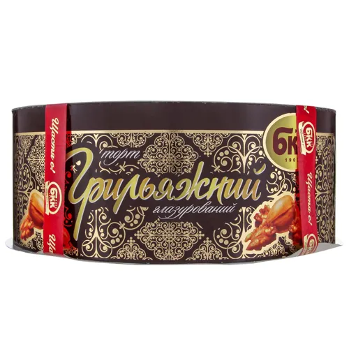 Торт Грильяж глазурь нарезанный порциями 0,850 кг