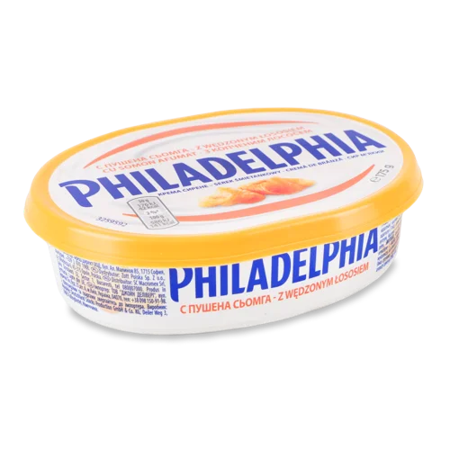Сир 34% М'який Копчений Лосось Philadelphia П/у, 175г