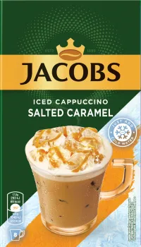 Напій кавовий «Jacobs Iced Cappuccino Salted Caramel» 17.8г