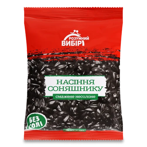 Насіння Соняшнику Смажене Несолоне, в/ґ, 300г