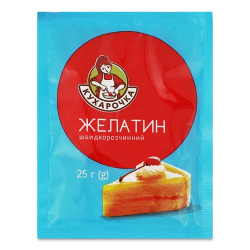 Желатин Вищого Ґатунку, Пакування 25Г