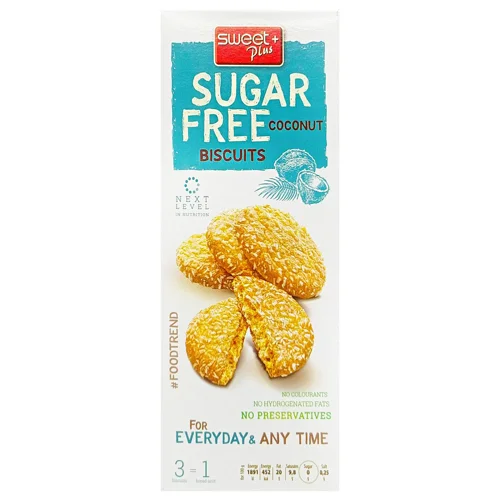 Печ Sugar Free 100 г з кокосом б/цукру (Болгарія)И585