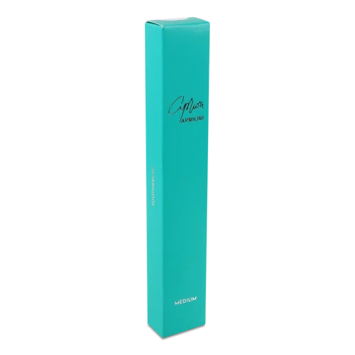 Зубна Щітка Середньої Жорсткості Turquoise Blue/Silver Slim Apriori, 1шт