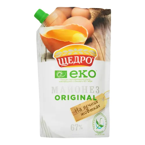 Майонез 67% Original Щедро д/п 350г