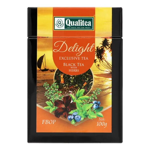 Чай чорний Qualitea Delight Black tea Herbs 100г