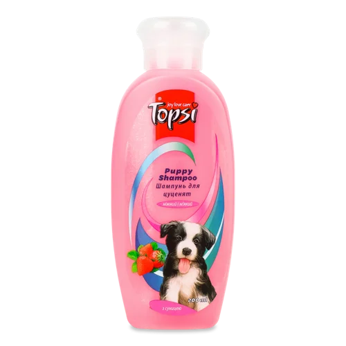 Шампунь для цуценят з суницею Topsi, 200 мл