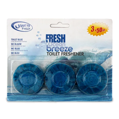 Кульки для Зливного Бачка Туалету Fresh Ocean Breeze Ultra Fresh, 3х50г
