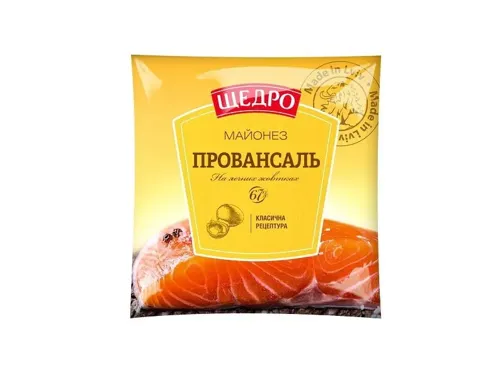 Майонез Щедро Провансаль 67% ф/пак 300г