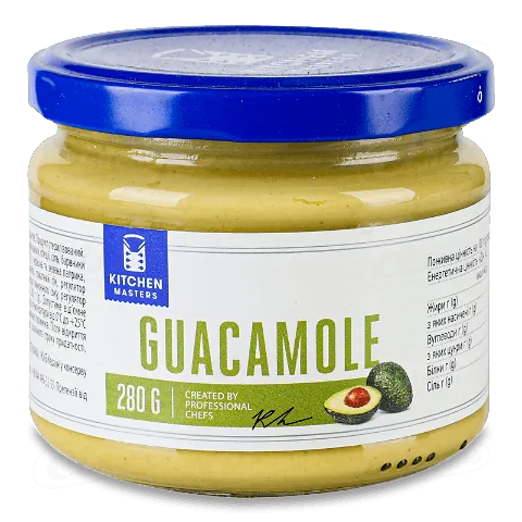 Спред Kitchen Masters «Гуакамоле» з авокадо, 280г