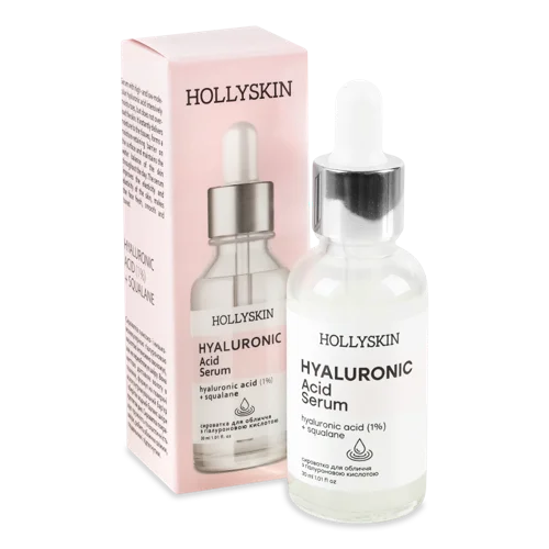 Сироватка Для Обличчя З Гіалуроновою Кислотою Hollyskin, 30мл