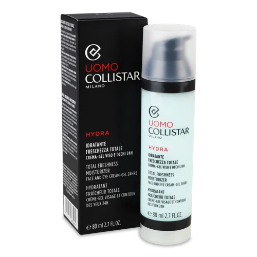 Крем-гель Для Обличчя Та Очей Чоловічий Зволожуючий Total Freshness Hydra Uomo Collistar, 80мл