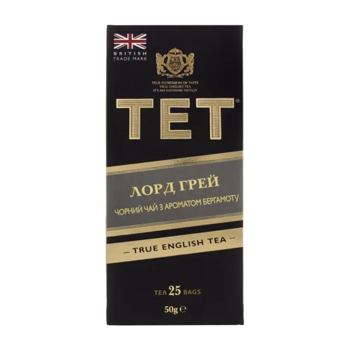 Чай чорний з бергамотом Лорд Грей TET