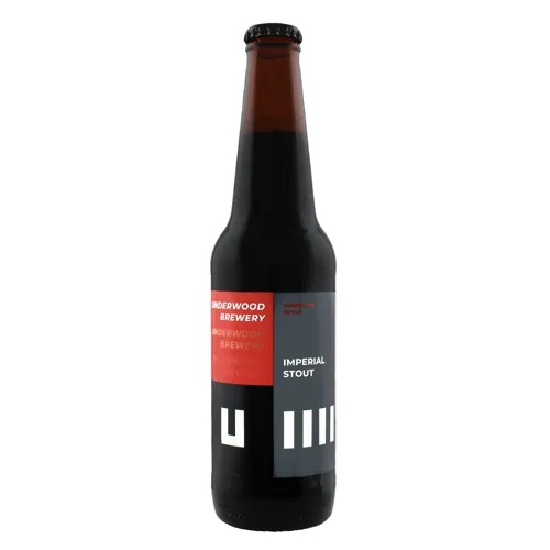 Пиво темне нефільтроване непастеризоване "IMPERIAL STOUT" "Underwood Brewery"