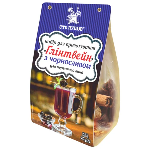 Набір для приготування Сто пудів Глінтвейн з чорносливом 70г