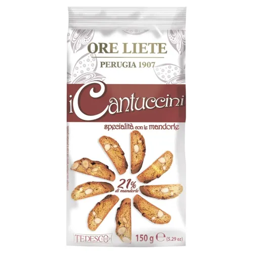 Печиво Piselli Cantuccini з мигдалем 150г