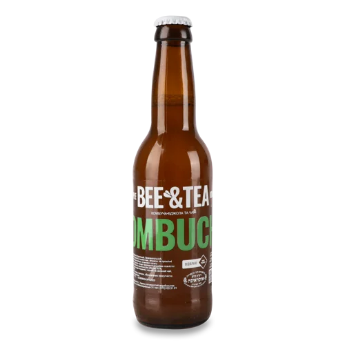 Напій Безалкогольний Слабогазований Apple Kiwi Kombucha Вищого Ґатунку, 0.33л