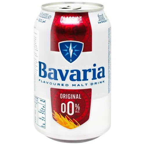 Пиво Bavaria Premium Original світле фільтров 0% 0,33л ж/б