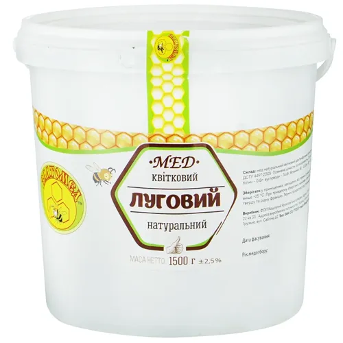 Мед Златомед Луговий 1,5кг