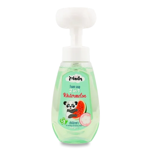 Дитяче Мило-Пінка Watermelon 2в1 з дозатором, 300г, Small Panda