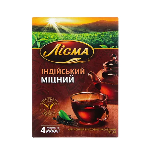 Чай Лисма індійський крепкий середнелист 90г