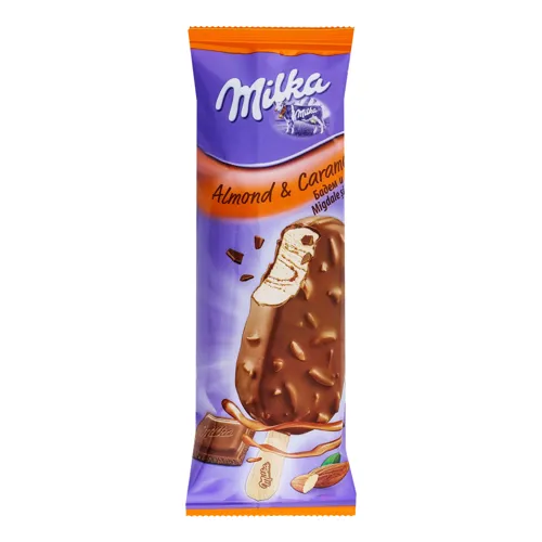 Морозиво 23% мигдальне Almond&Caramel Milka м/у 67г