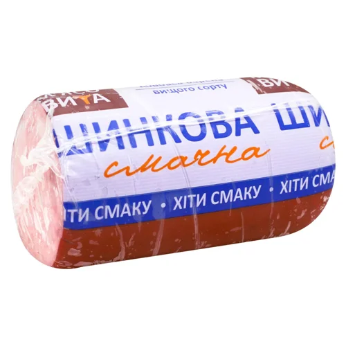 Ковбаса М'ясовита Шинкова смачна варена вищого сорту