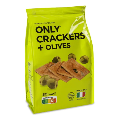 Крекери Премія з оливками 80г