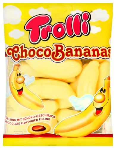 TROLLI ЦУК ШОК. БАНАНИ 150Г