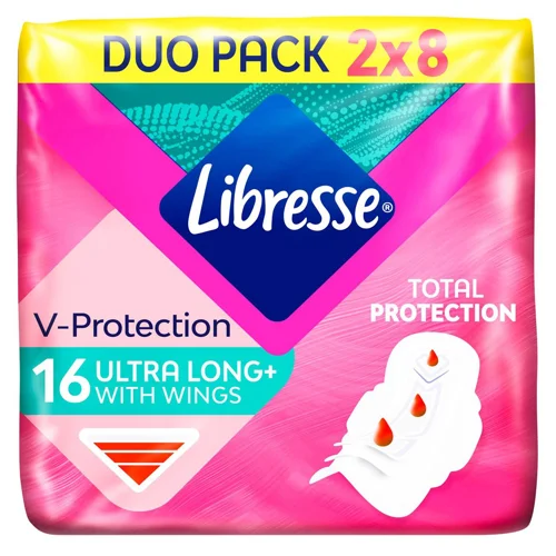 Прокладки гігієнічні Libresse Ultra Long 5 крапель 16шт