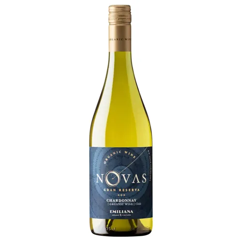 Вино Emiliana Novas Chardonnay біле сухе 13,5% 0,75л