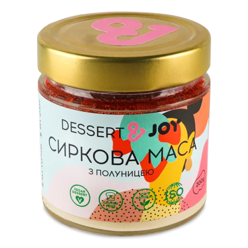 Сиркова Маса З Полуницею Dessert & Oy, c/б, 200г