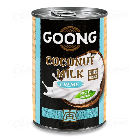 Молоко кокосове Goong 17-19%, 400мл