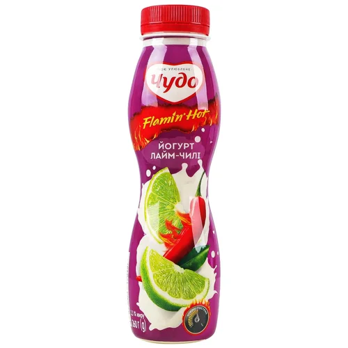 Йогурт Чудо Flamin' Hot Лайм-чилі 2.5% 260г