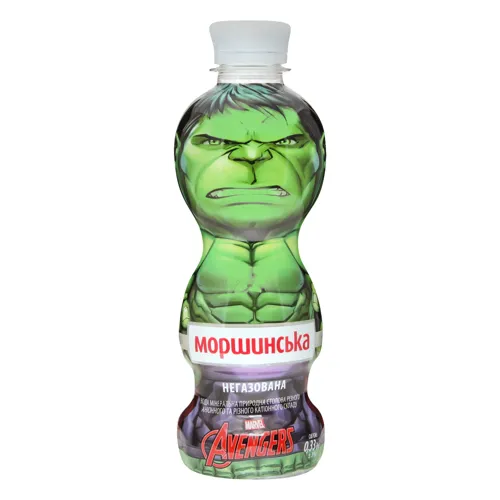 Вода мінеральна негазована Marvel Avengers Моршинська 0.33л