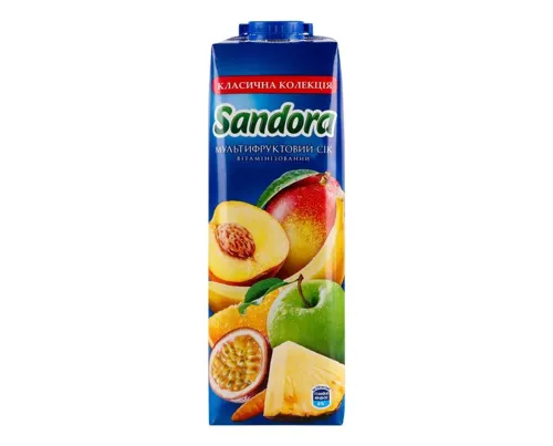 Сік вітамінізований Мультифруктовий Sandora т/п 1л