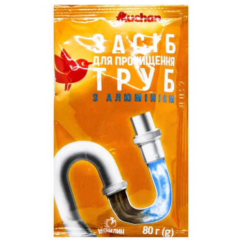 Очищувач для зливних труб Auchan 80г