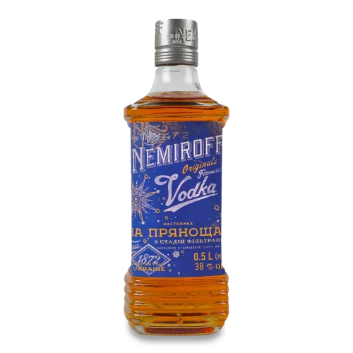 Настоянка 0.5л 38% на прянощах Originals Nemiroff, п/пл
